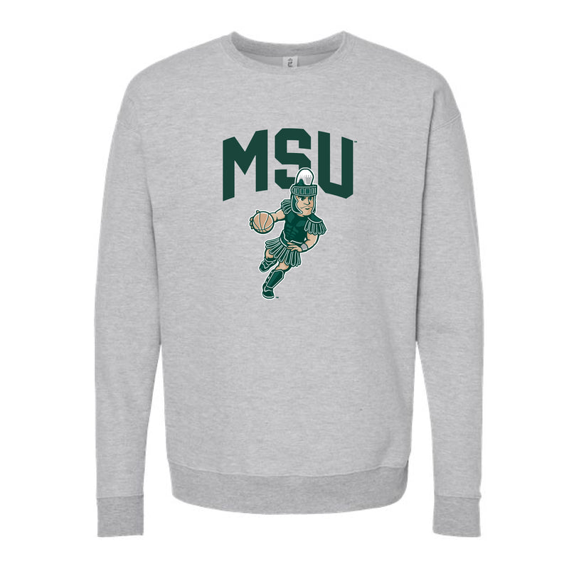 The Dribbling Sparty | Heather Grey Sweatshirt