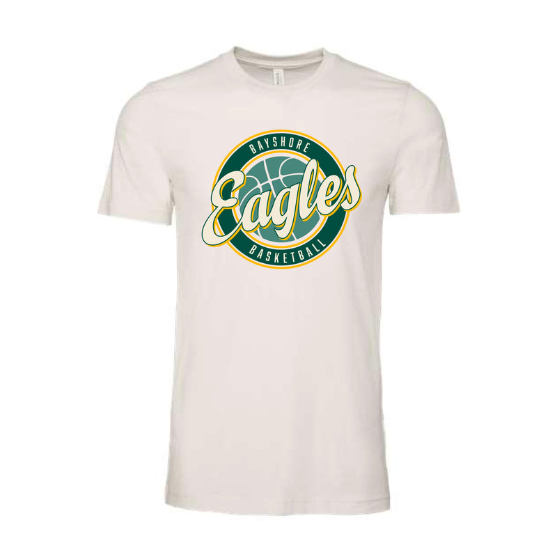 The Eagles Basketball Circle | Vintage White Tee