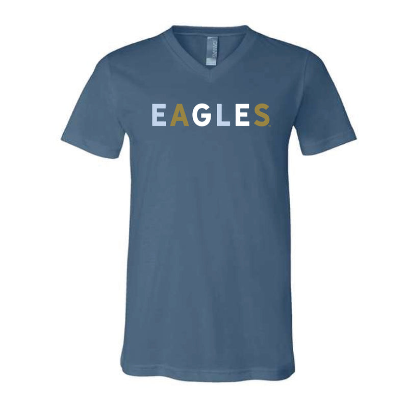 The Eagles Multi | Steel Blue V-Neck Tee