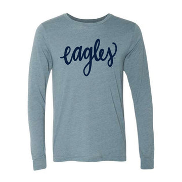 The Eagles Script | Heather Slate Long Sleeve