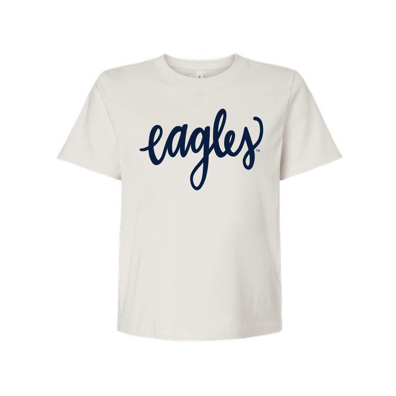 The Eagles Script | Vintage White Tee