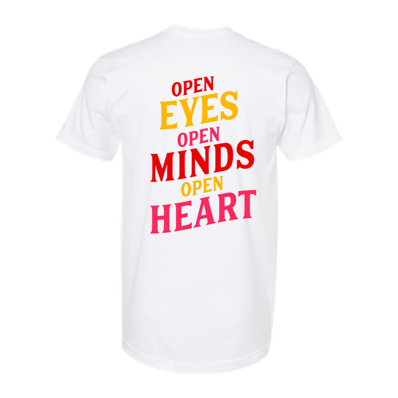 The Eyes Mind Heart | White Tee