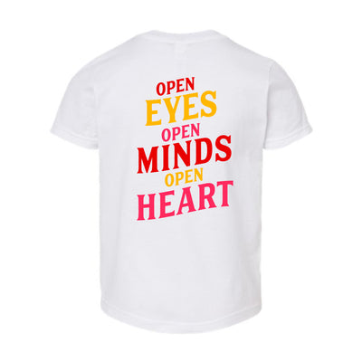 The Eyes Mind Heart | Youth White Tee