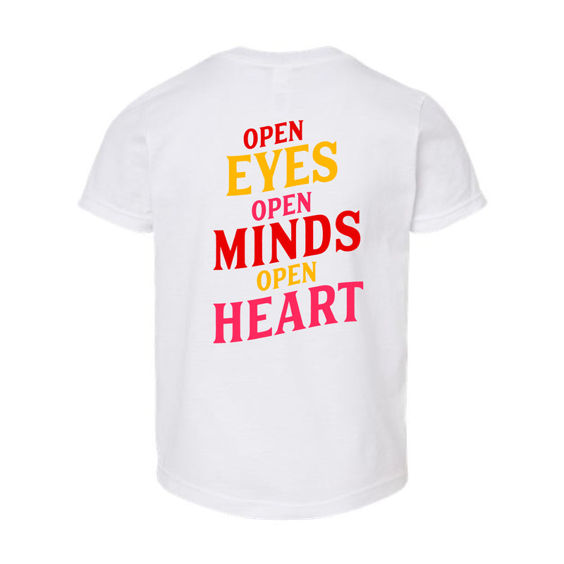 The Eyes Mind Heart | Youth White Tee