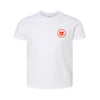 The Eyes Mind Heart | Youth White Tee