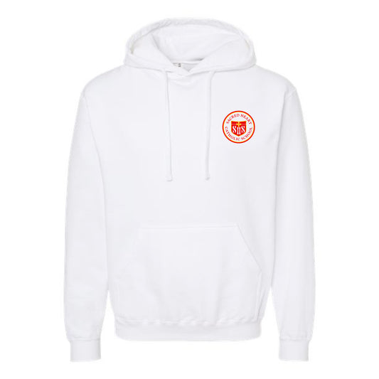The Eyes Mind Heart | White Hoodie