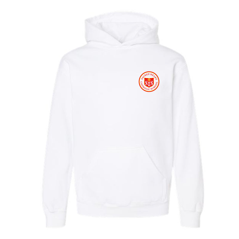 The Eyes Mind Heart | Youth White Hoodie