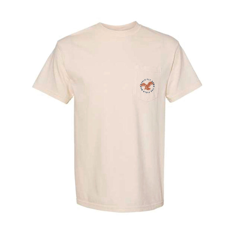 The Eagle Spirit Circle | Ivory Pocket Tee