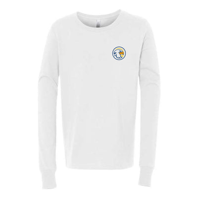 The Eagles License Plate | Youth White Long Sleeve Tee