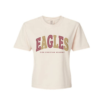 The Eagles Multi Arch | Adult Ivory Boxy Tee