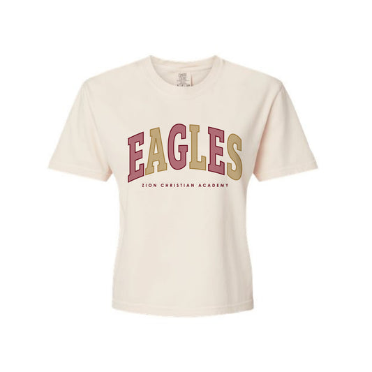 The Eagles Multi Arch | Adult Ivory Boxy Tee