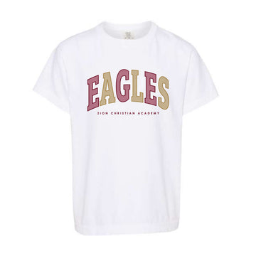 The Eagles Multi Arch  | Youth White Tee