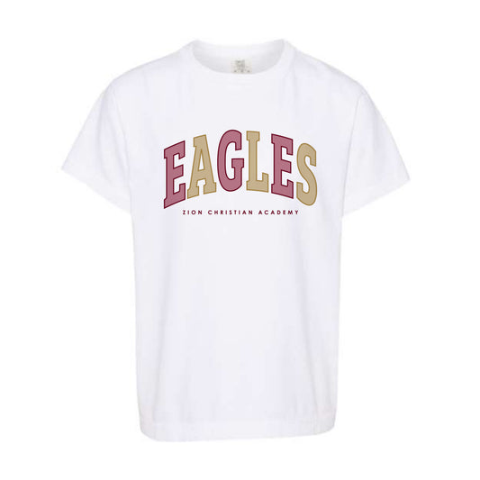 The Eagles Multi Arch  | Youth White Tee