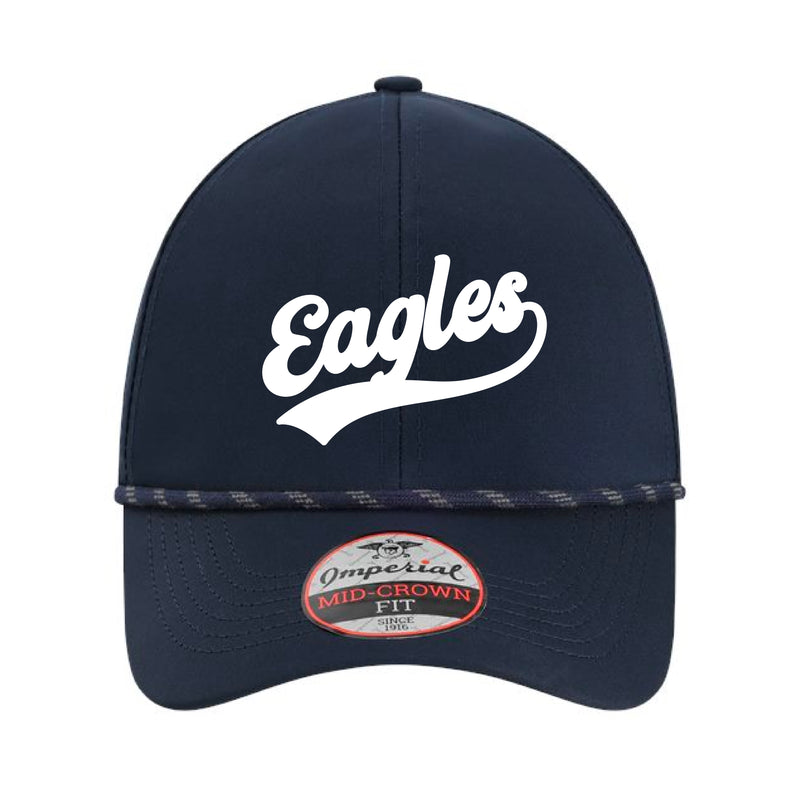 The Eagles Script 3D Puff | Embroidered True Navy Performance Cap