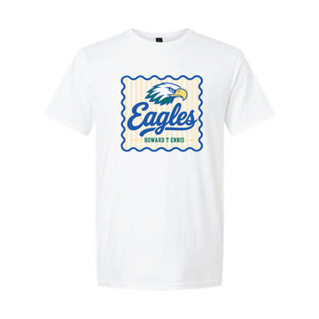 The Eagles Stripes | Adult White Tee
