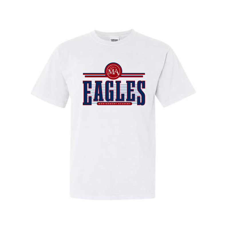 The Eagles Stripes | White Tee