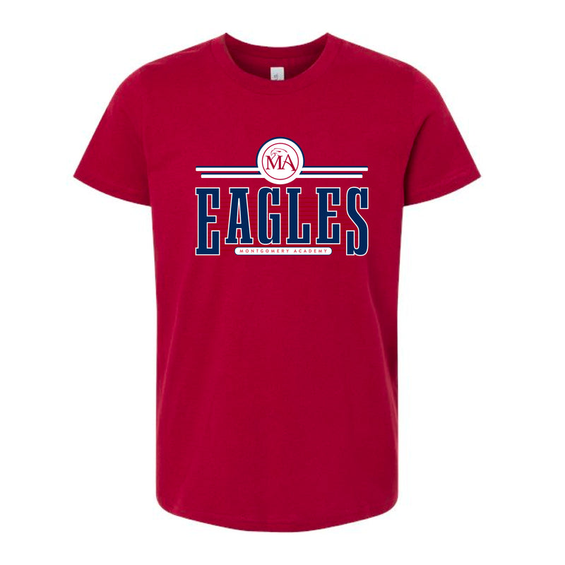 The Eagles Stripes | Cardinal Youth Tee