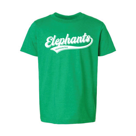 The Elephants Script | Heather Kelly Oversized Youth Tee