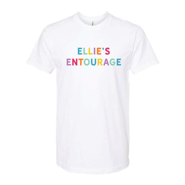The Ellie's Entourage | White Oversized Tee