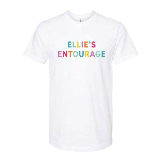 The Ellie's Entourage | White Oversized Tee