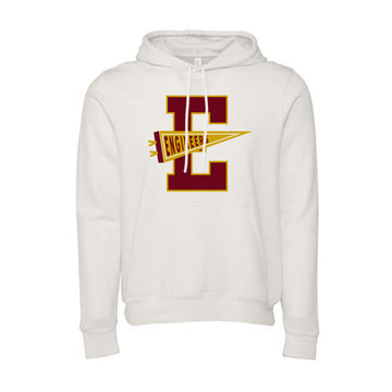 The Engineers Pennant | Adult Vintage White Hoodie
