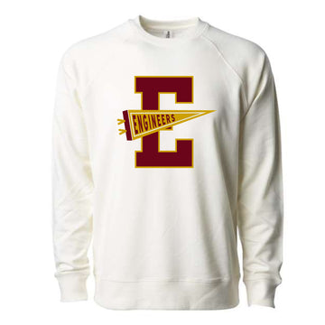 The Engineers Pennant | Adult Bone Terry Sweatshirt