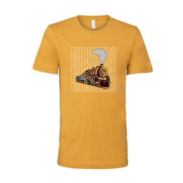 The Engineers Repeat | Adult Mustard Tee