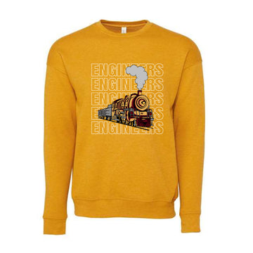The Engineers Repeat | Adult Heather Mustard Sweatshirt