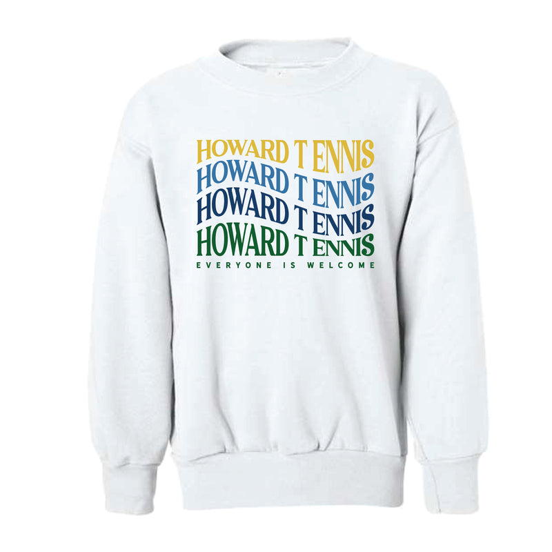 The Everyone Is Welcome | Youth White Crewneck Sweatshirt