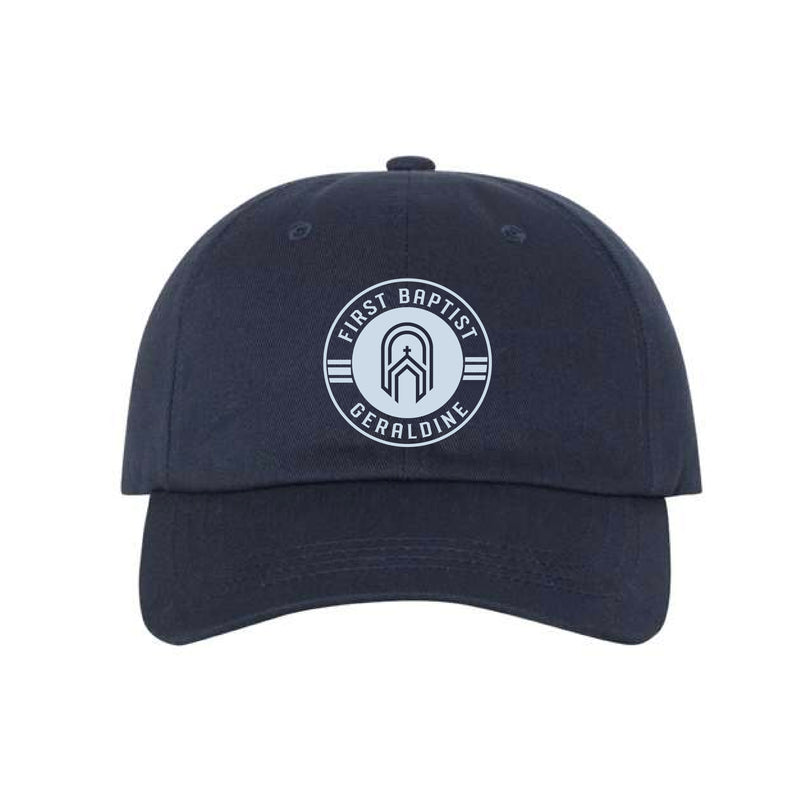 The FBC Geraldine Circle | Embroidered Navy Dad Hat