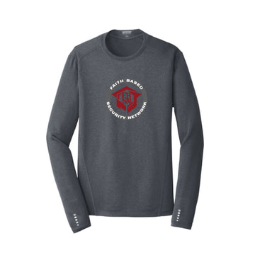 The FBSN Circle Logo | Gear Grey Cool Wicking Long Sleeve Crew