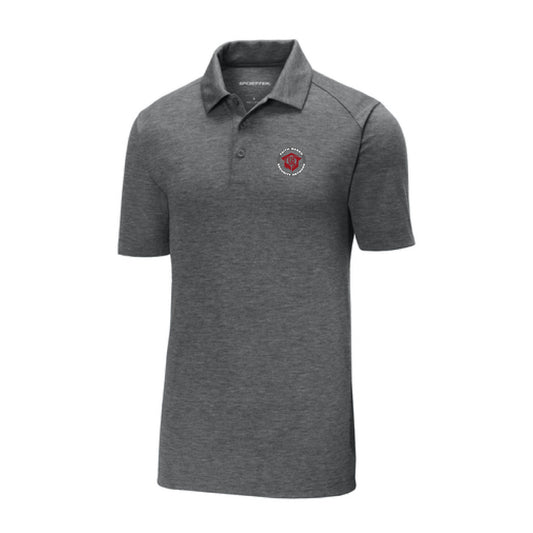 The FBSN Circle Logo | Embroidered Dark Grey Heather Polo