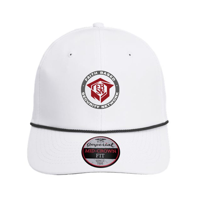 The FBSN Circle Logo | Embroidered White-Black Imperial Wingman Cap