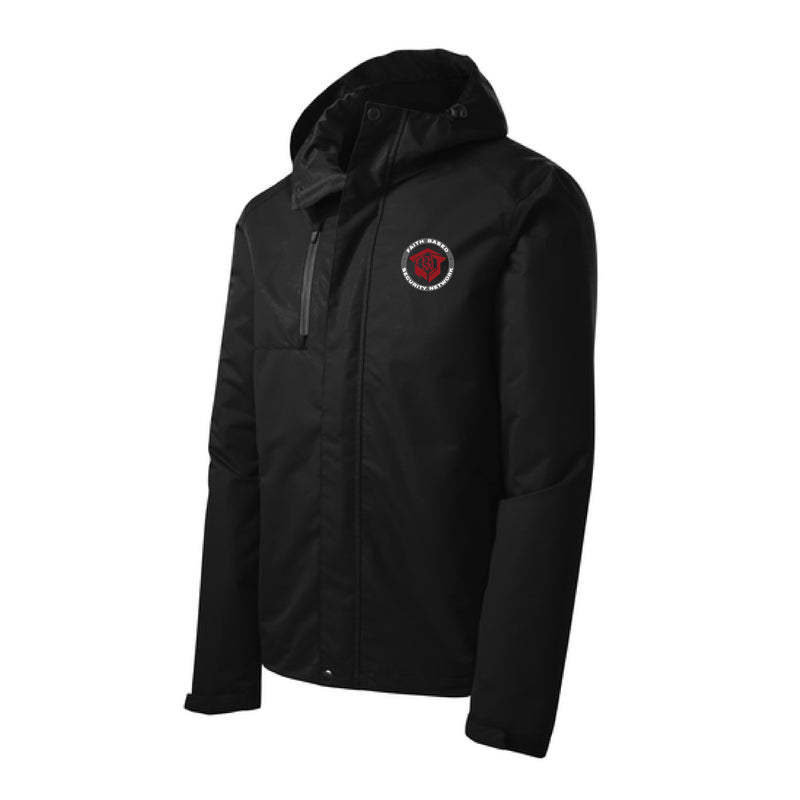 The FBSN Shield Logo | Embroidered Black Jacket