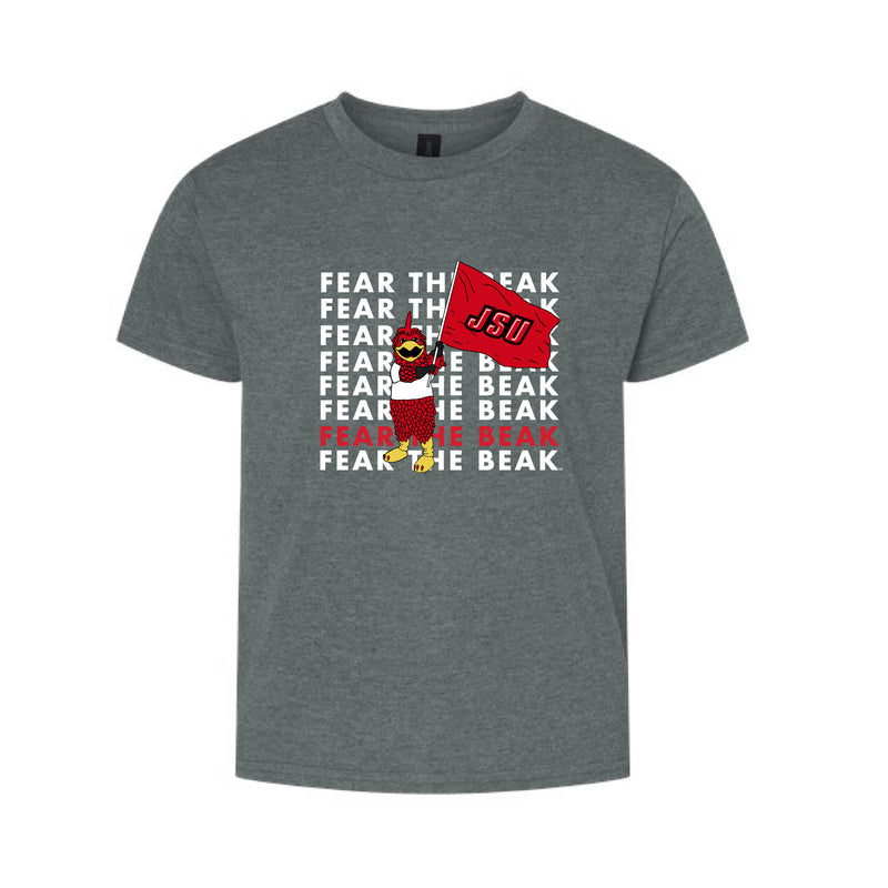 The Fear The Beak Flag | Youth Dark Heather Tee