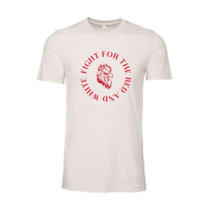 The Fight for the Red and White | Vintage White Tee