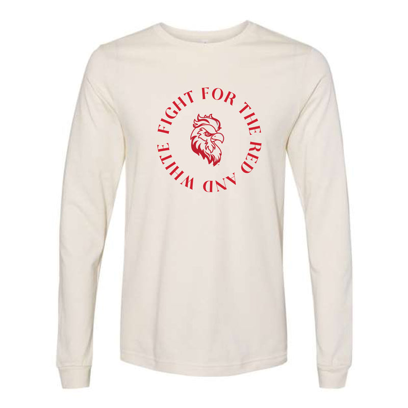 The Fight For The Red and White | Natural Long Sleeve