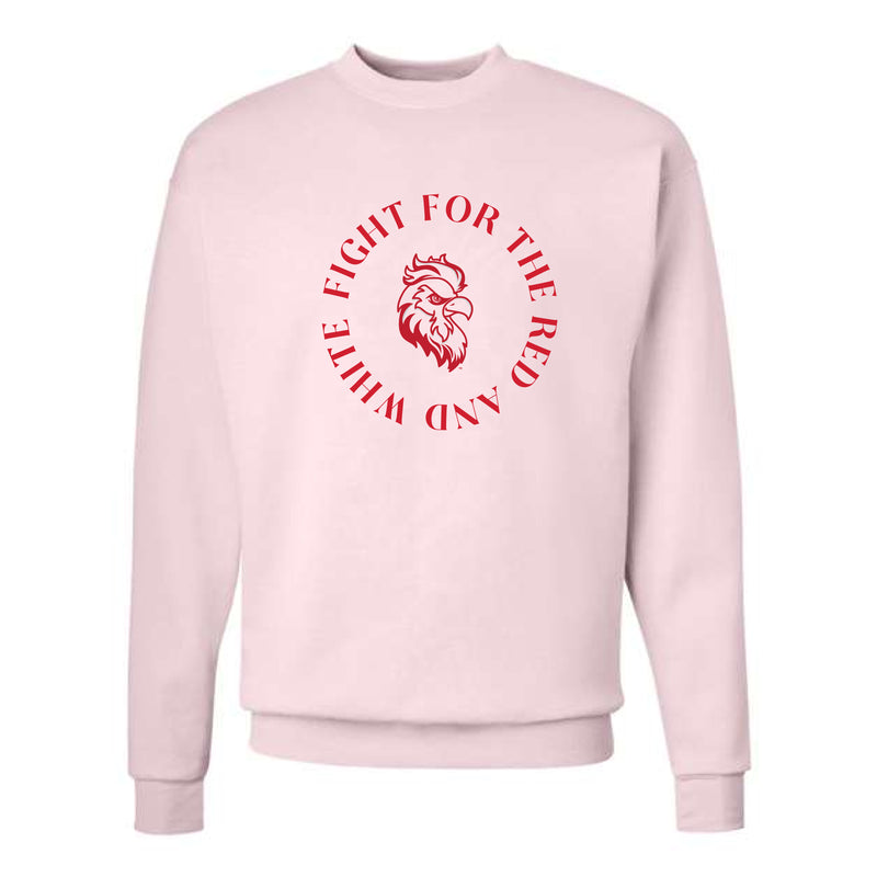 The Fight For The Red and White | Pale Pink Sweatshirt