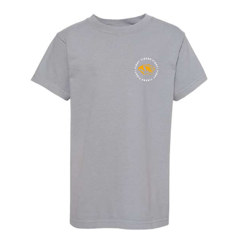 The Fight Tigers Fight Spirit Circle | Youth Granite Tee