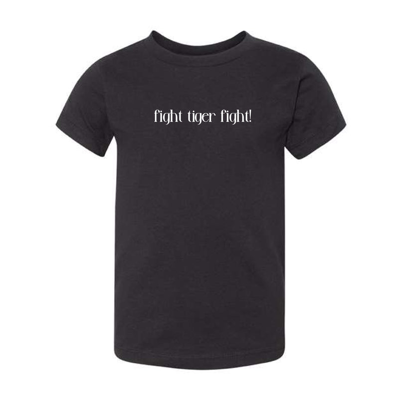 The Fight Tigers Fight! | Toddler Black Tee