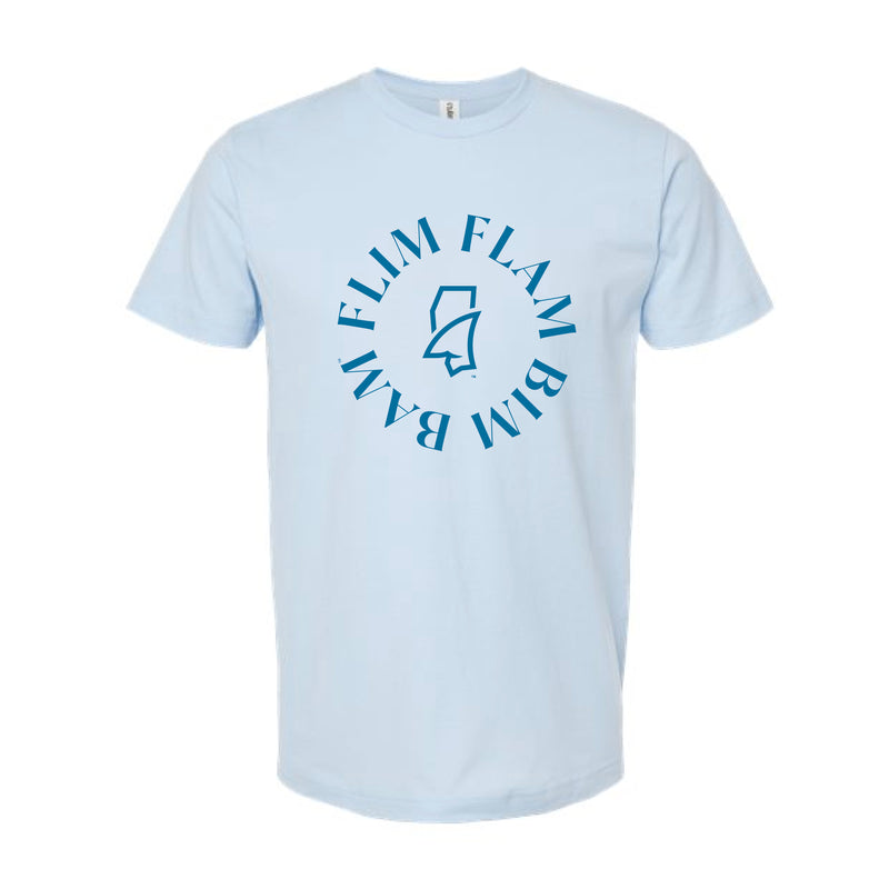 The Flim Flam Bim Bam Circle | Baby Blue Tee