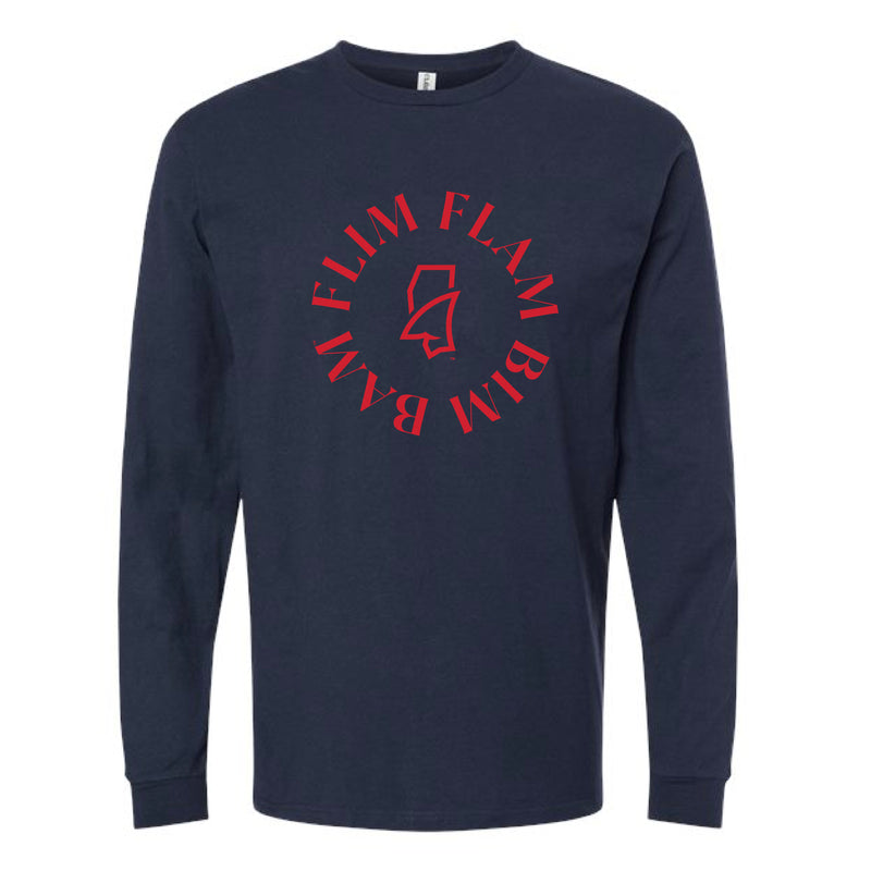 The Flim Flam Bim Bam | Navy Long Sleeve