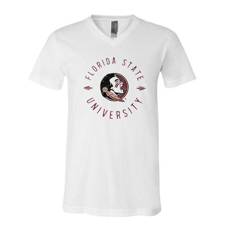 The Florida State Est | White V-Neck Tee