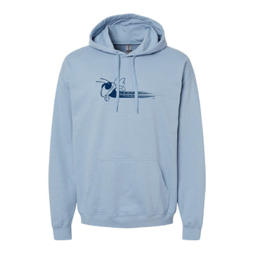 The Flying Buzz | Stone Blue Hoodie