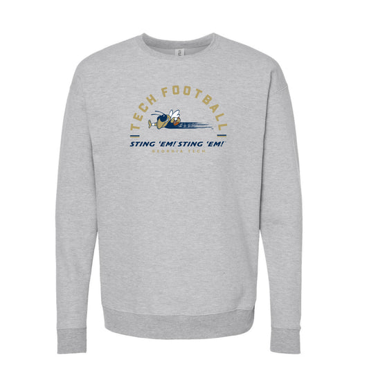 The Football Buzz | Heather Grey Sweatshirt