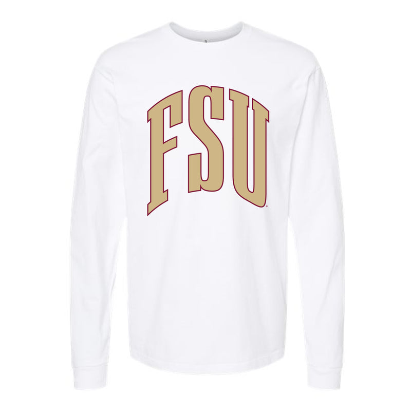 The FSU Arch | White Long Sleeve