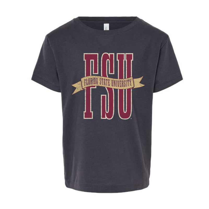 The FSU Banner | Toddler Dark Grey Tee