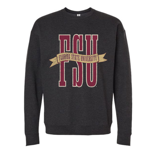 The FSU Banner | Heather Graphite Sweatshirt