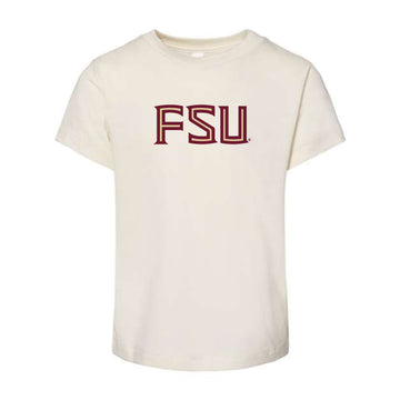 The FSU Block | Toddler Natural Tee