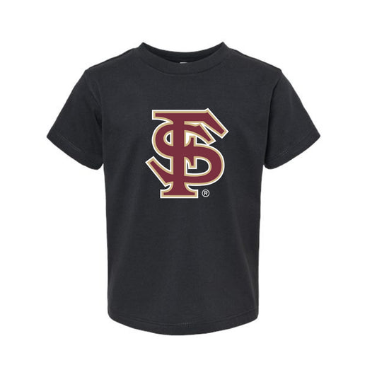 The FSU Logo | Toddler Vintage Black Tee